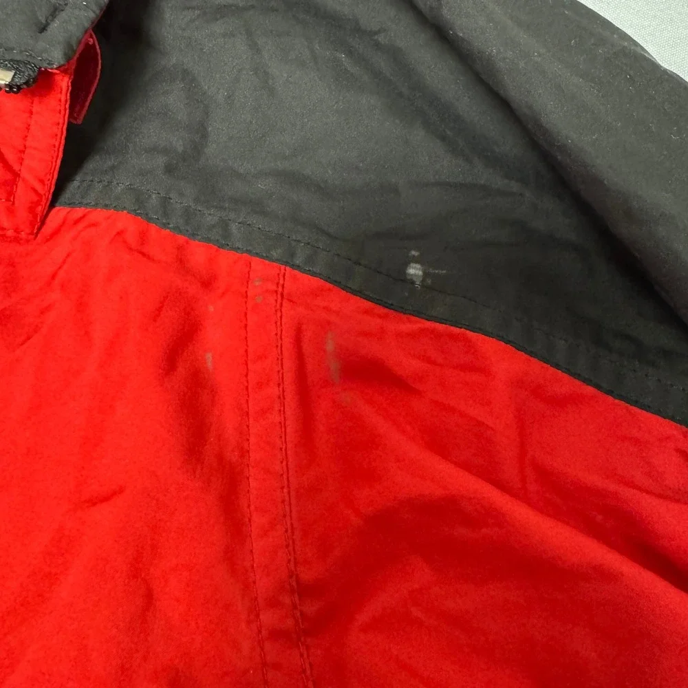 The North Face Hydrenaline Windbreaker Pullover Jacket Red Black Mens Medium Y2K